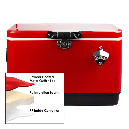 Tuscon Metal Ice Cooler Box 30L - PrintaPromo