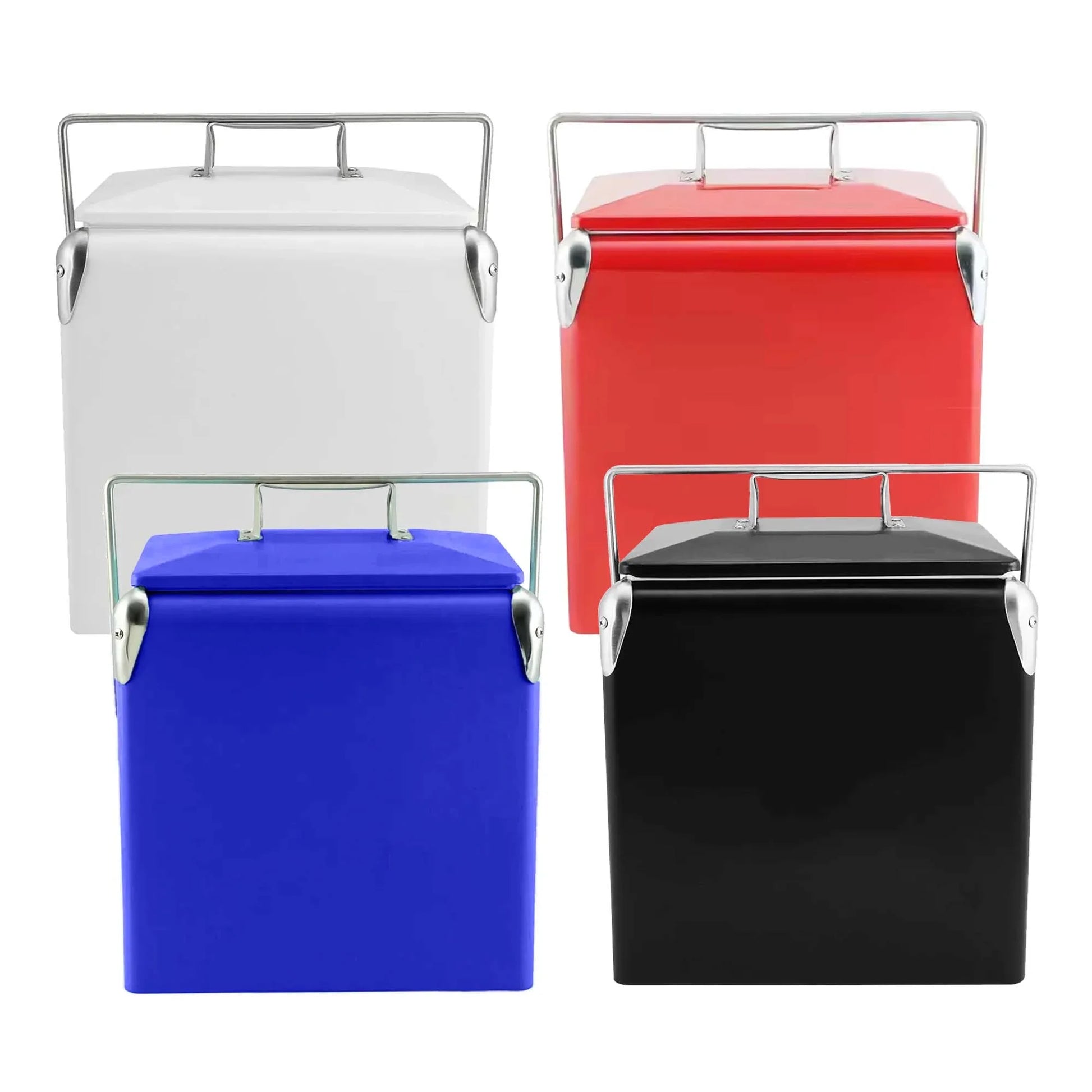 Retro Metal Ice Cooler Box 13L - PrintaPromo