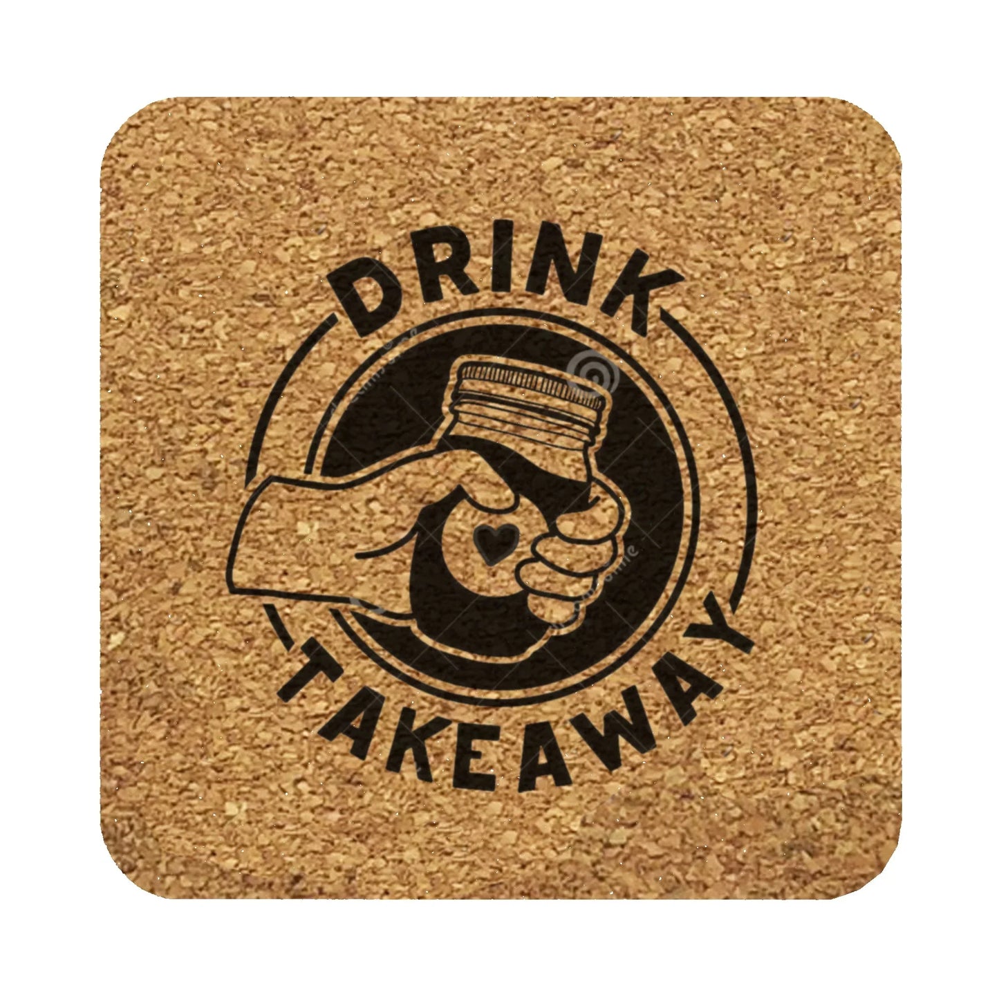 Vineyards Cork Coaster-Square - PrintaPromo