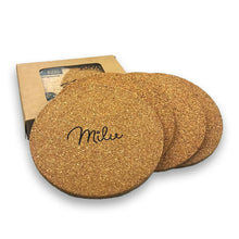 Vineyards Cork Coaster Round Set of 4 - PrintaPromo