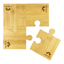 Puzzle Bamboo Coaster Set - PrintaPromo