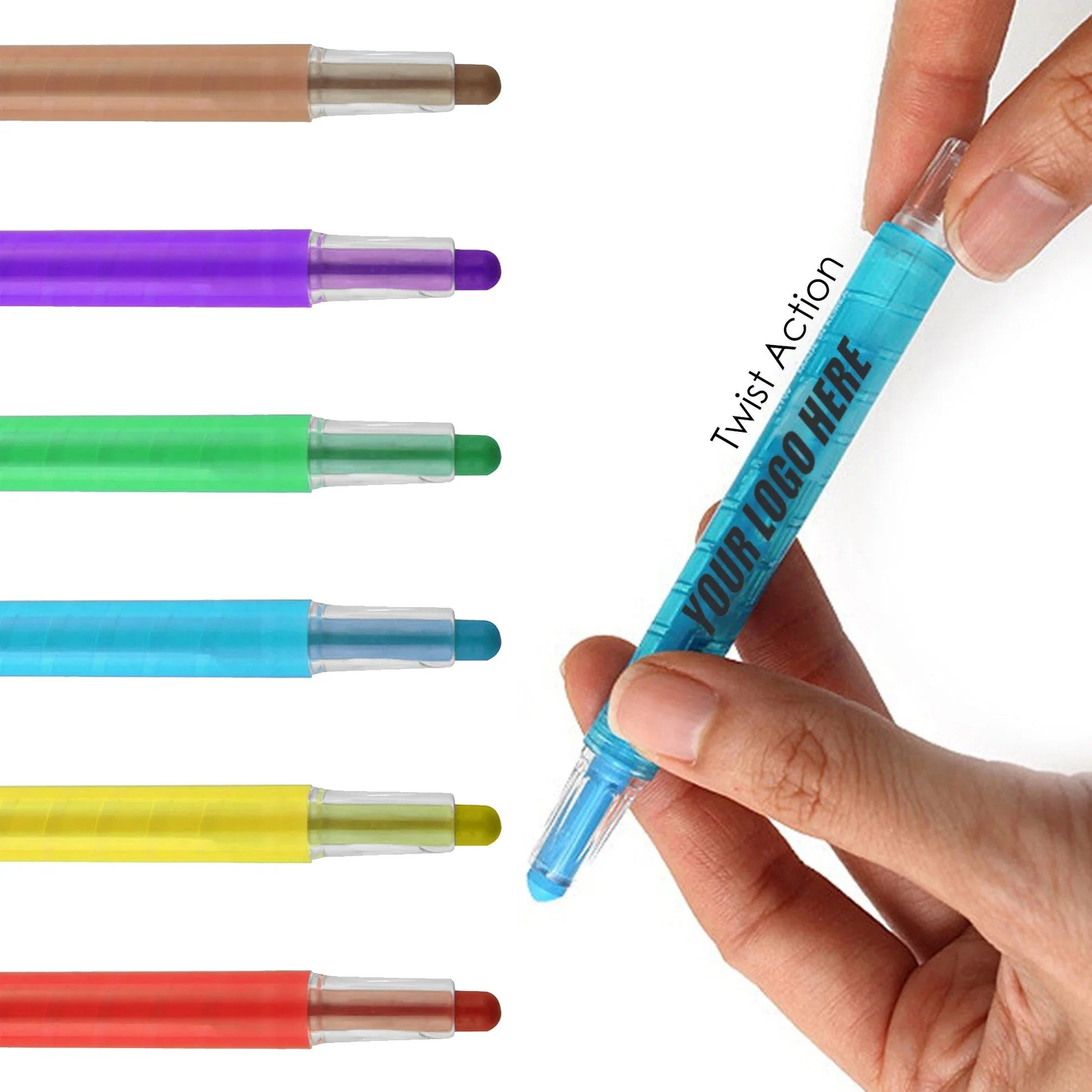 Turin 6CT Twist Crayon Set - PrintaPromo