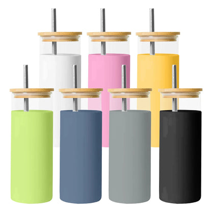 Vanisa Glass Drink Bottle with Sleeve - PrintaPromo