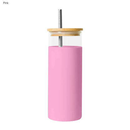 Vanisa Glass Drink Bottle with Sleeve - PrintaPromo