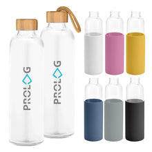Honya Glass Drink Bottle with Sleeve - PrintaPromo