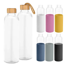 Honya Glass Drink Bottle with Sleeve - PrintaPromo