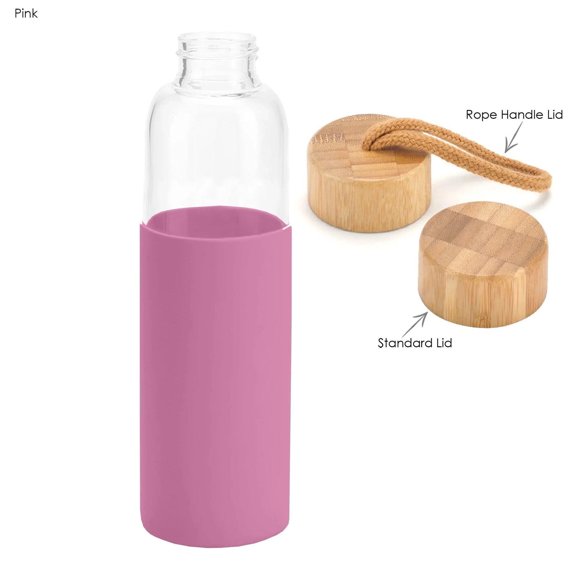 Honya Glass Drink Bottle with Sleeve - PrintaPromo