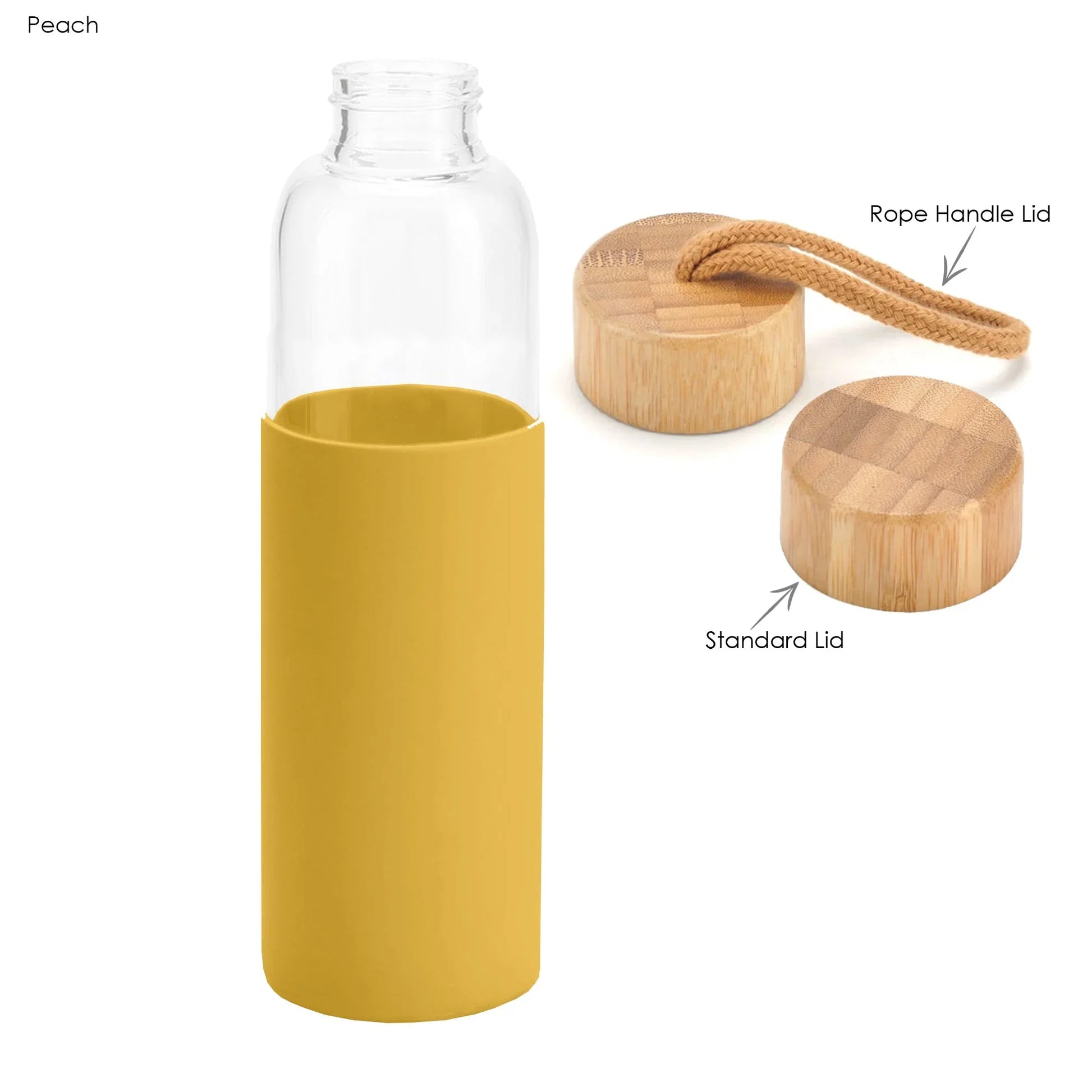 Honya Glass Drink Bottle with Sleeve - PrintaPromo