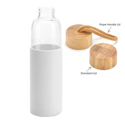 Honya Glass Drink Bottle with Sleeve - PrintaPromo