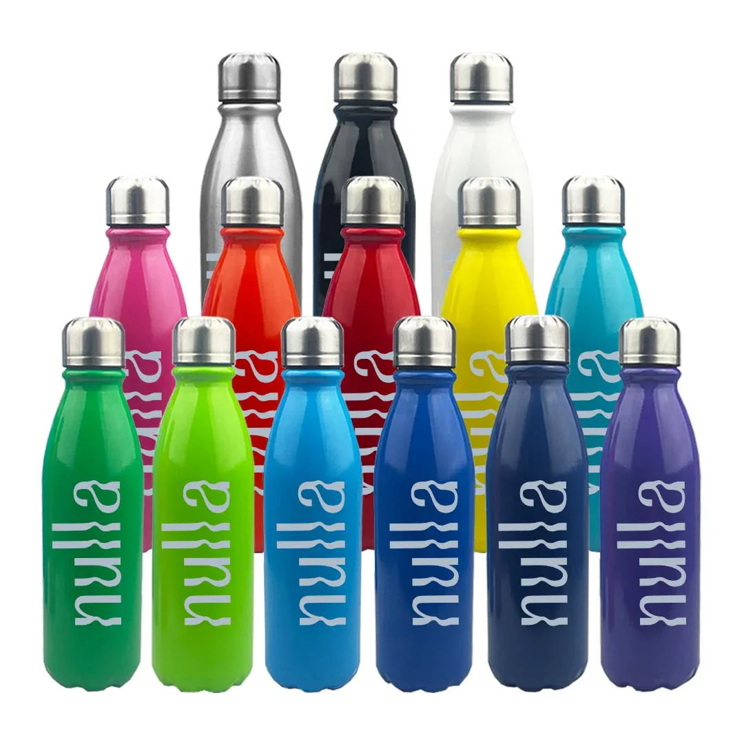 Komo Shiny Aluminium Drink Bottle Single Wall - PrintaPromo