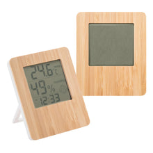Bamboo Desk Clock - PrintaPromo