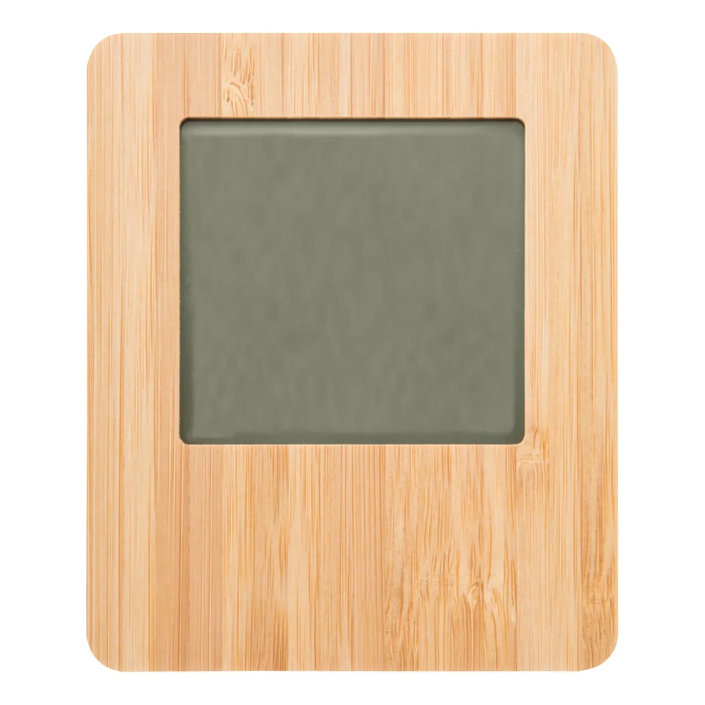 Bamboo Desk Clock - PrintaPromo