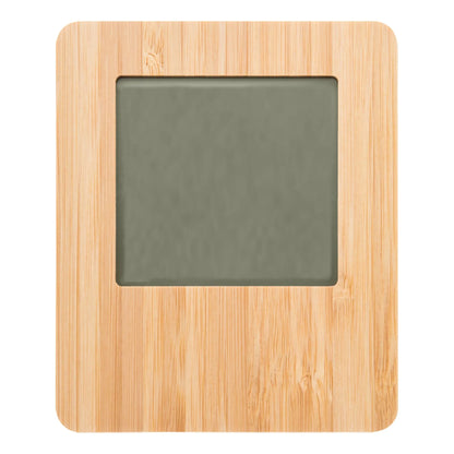Bamboo Desk Clock - PrintaPromo