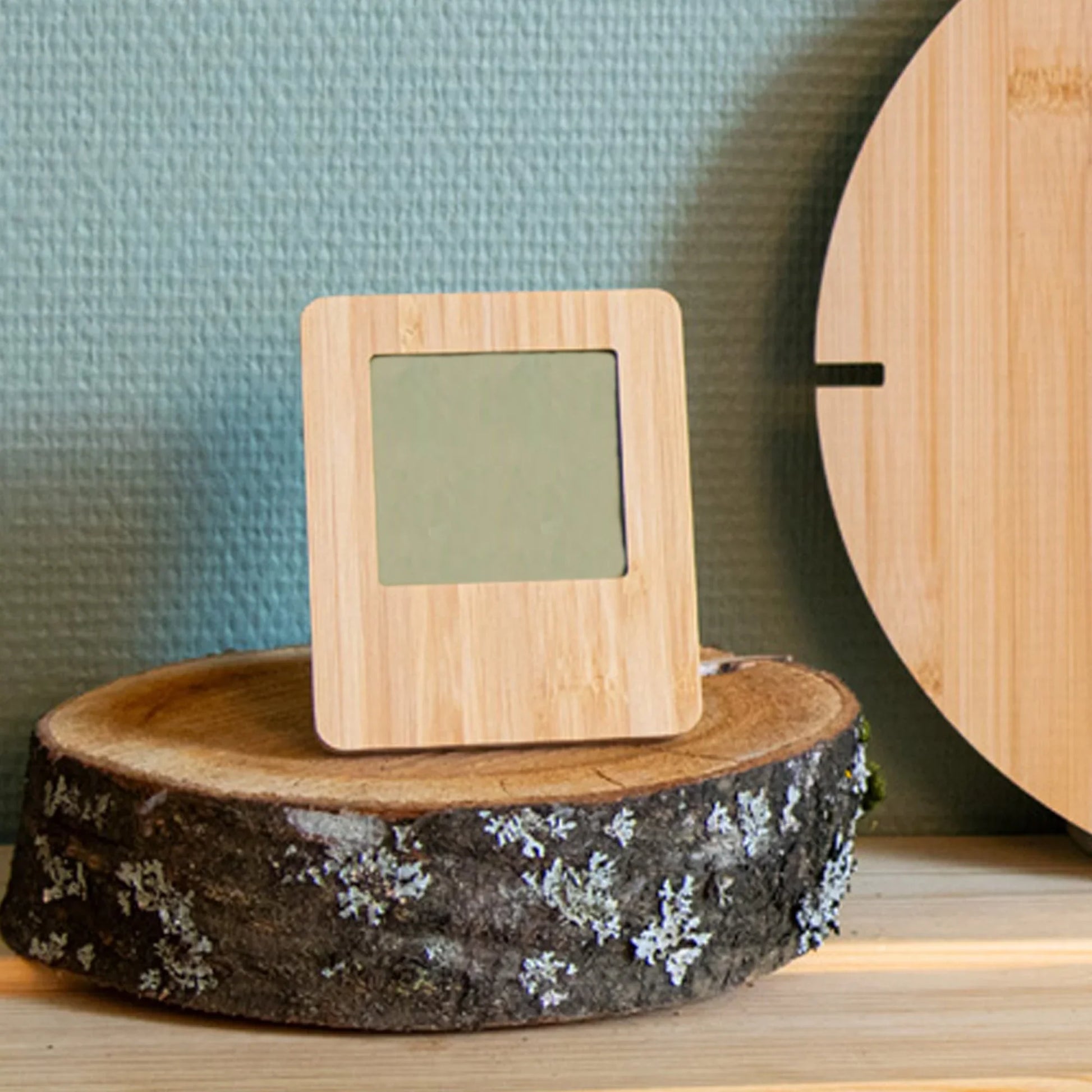 Bamboo Desk Clock - PrintaPromo