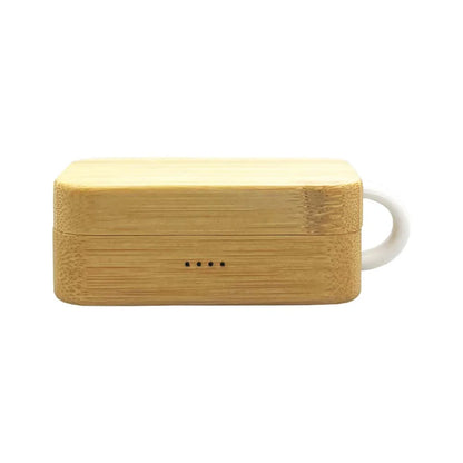 Rockside Bamboo Wireless Earbuds - PrintaPromo