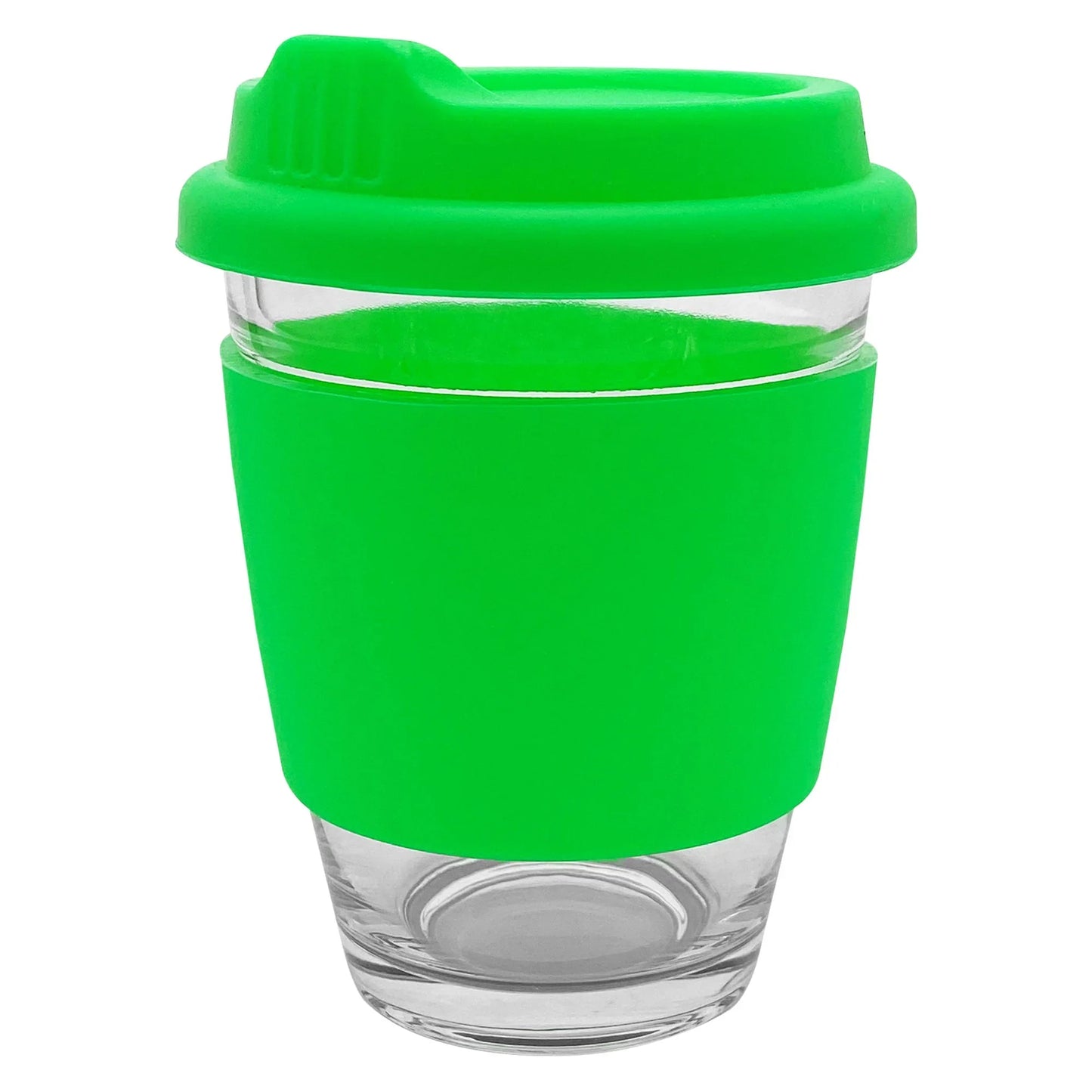 Carlo Glass Coffee Cup - Silicone - PrintaPromo