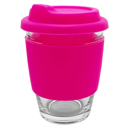 Carlo Glass Coffee Cup - Silicone - PrintaPromo