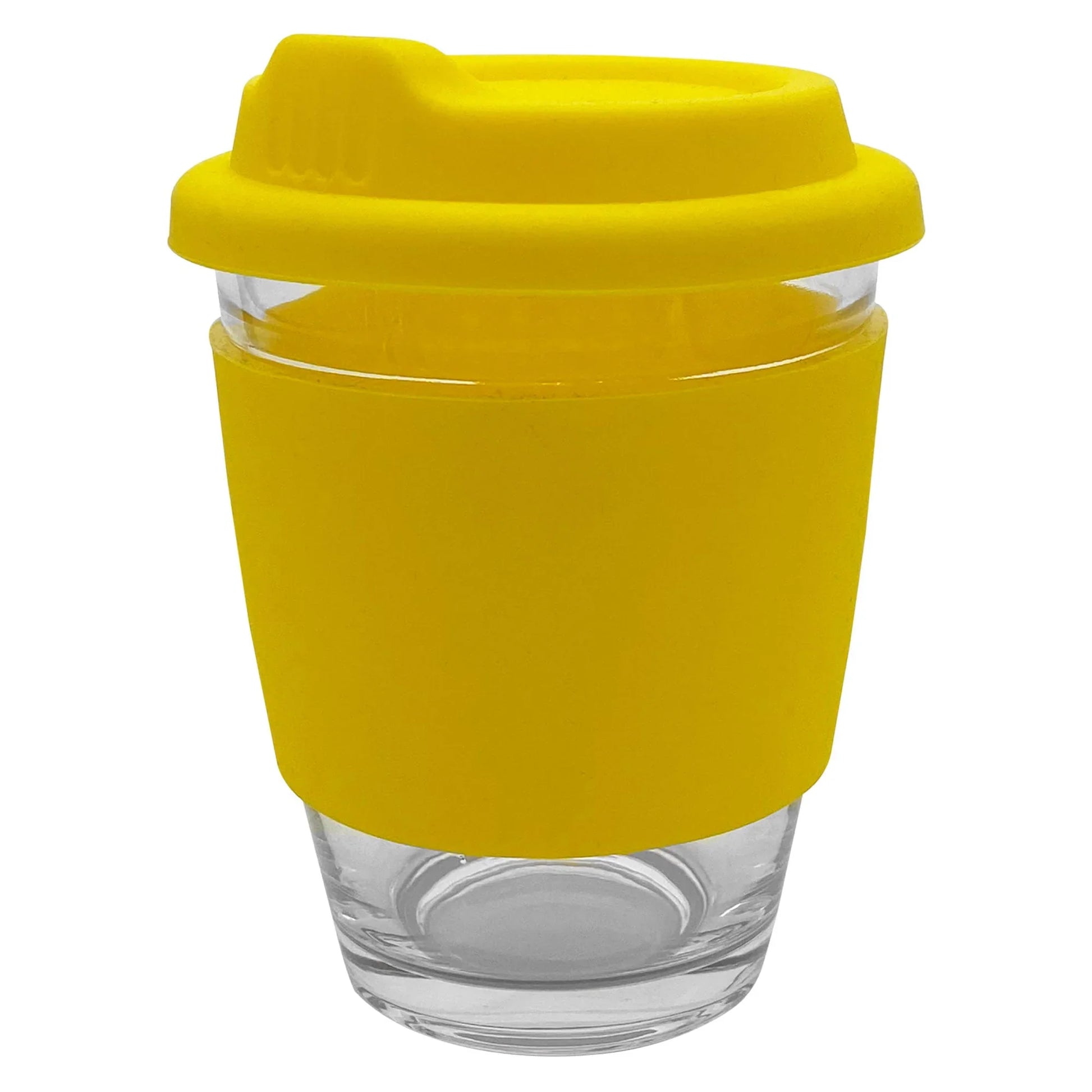 Carlo Glass Coffee Cup - Silicone - PrintaPromo
