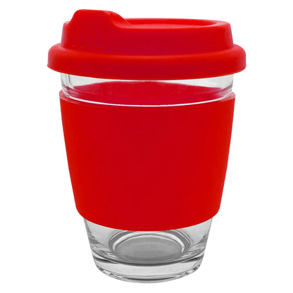 Carlo Glass Coffee Cup - Silicone - PrintaPromo
