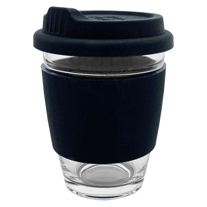 Carlo Glass Coffee Cup - Silicone - PrintaPromo