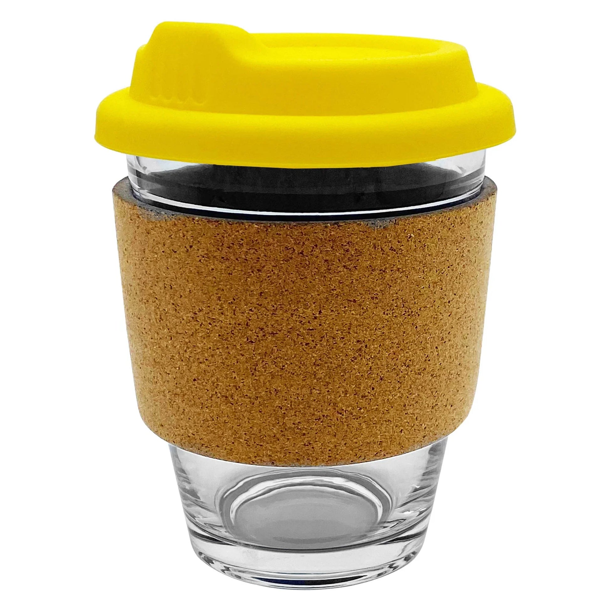 Carlo Glass Coffee Cup - Cork - PrintaPromo