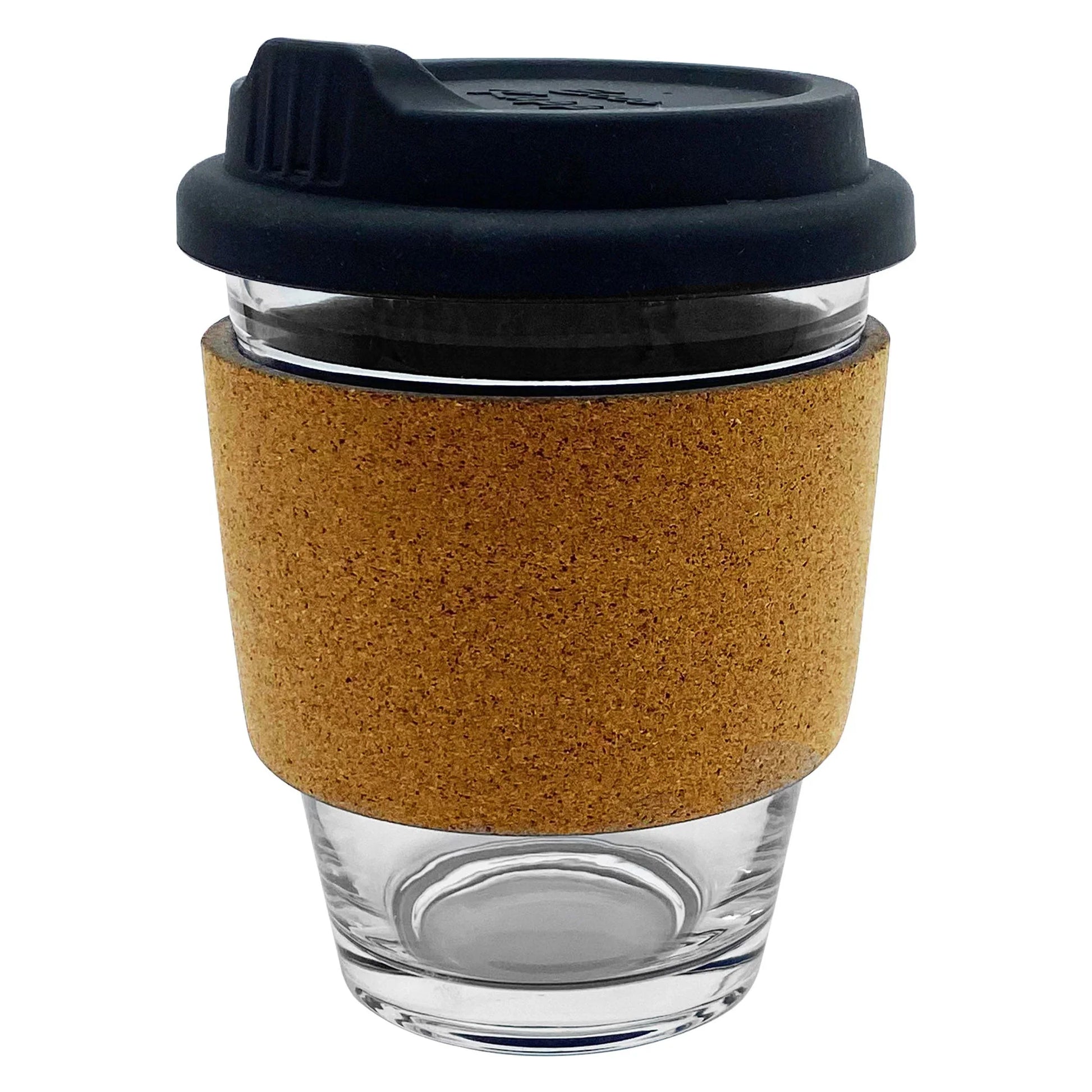 Carlo Glass Coffee Cup - Cork - PrintaPromo
