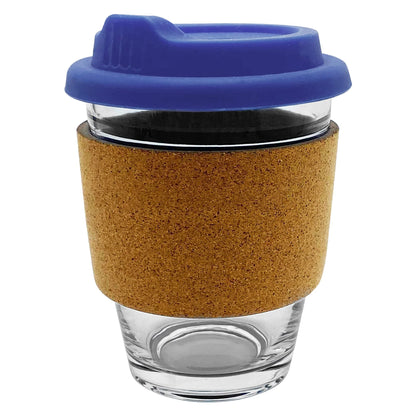 Carlo Glass Coffee Cup - Cork - PrintaPromo