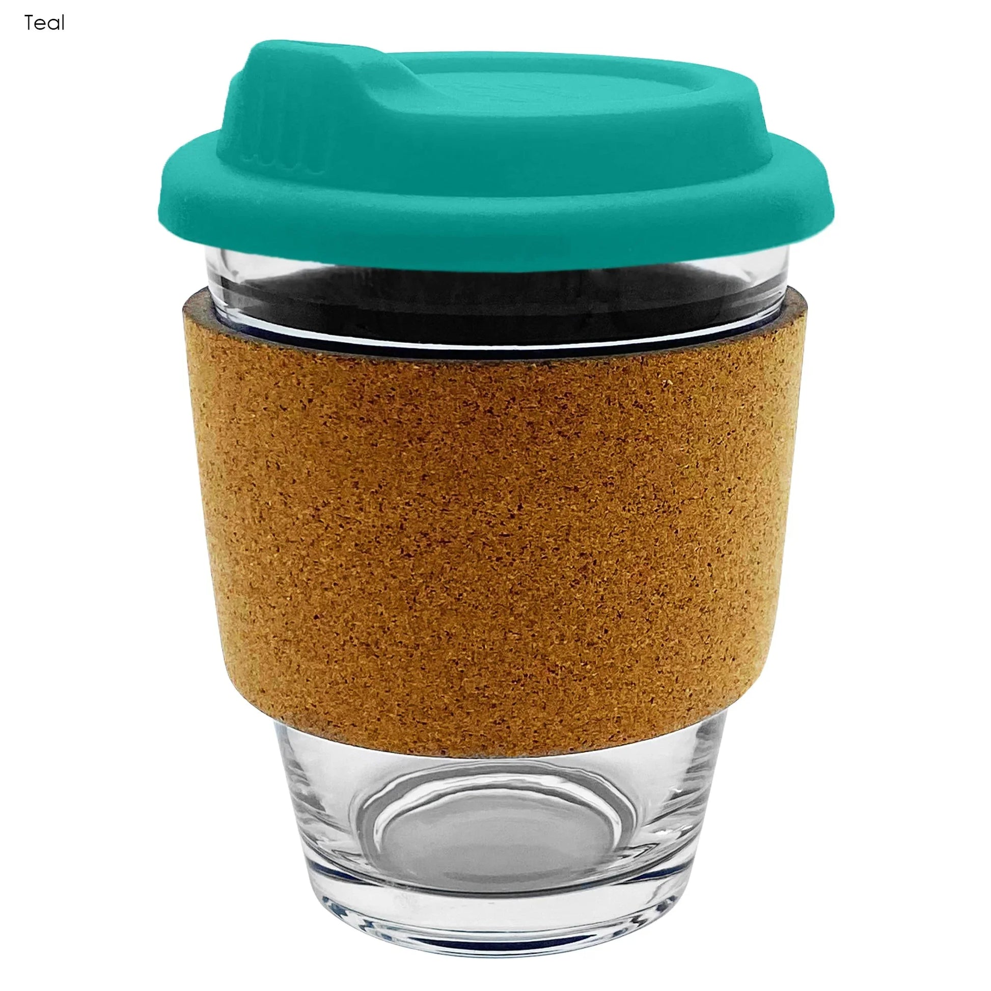 Carlo Glass Coffee Cup - Cork - PrintaPromo
