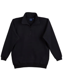 Adult’s American Style 1/2 Collar Fleecy Sweat Top FL02 - PrintaPromo