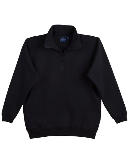 Adult’s American Style 1/2 Collar Fleecy Sweat Top FL02 - PrintaPromo