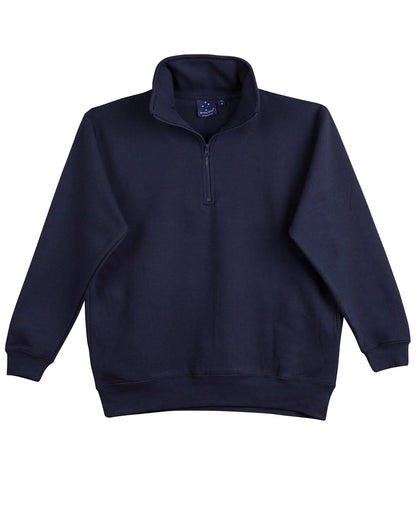 Adult’s American Style 1/2 Collar Fleecy Sweat Top FL02 - PrintaPromo