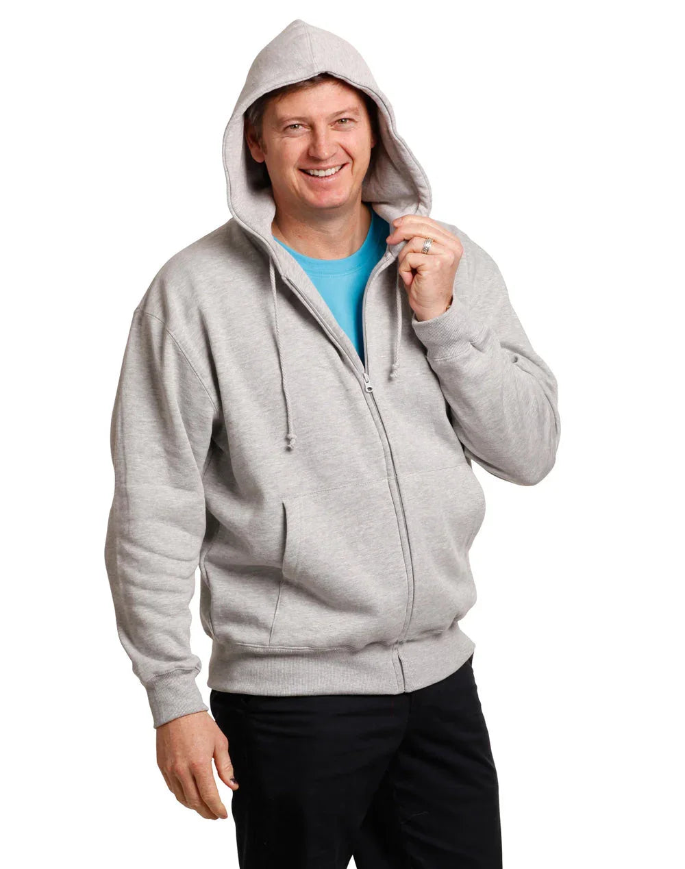Mens Full-zip Fleecy Hoodie FL03 - PrintaPromo