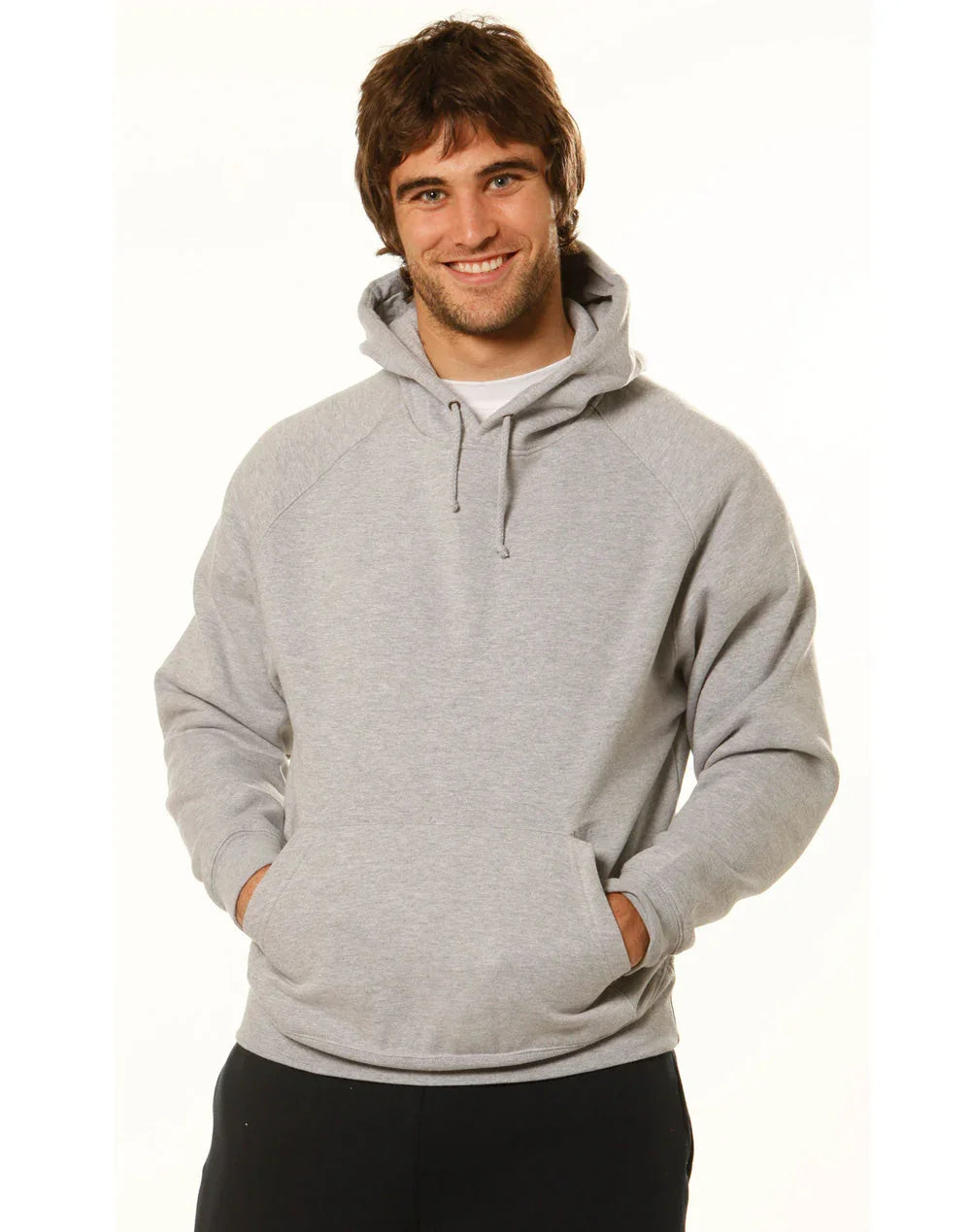 Mens Close Front Fleecy Hoodie FL07 - PrintaPromo