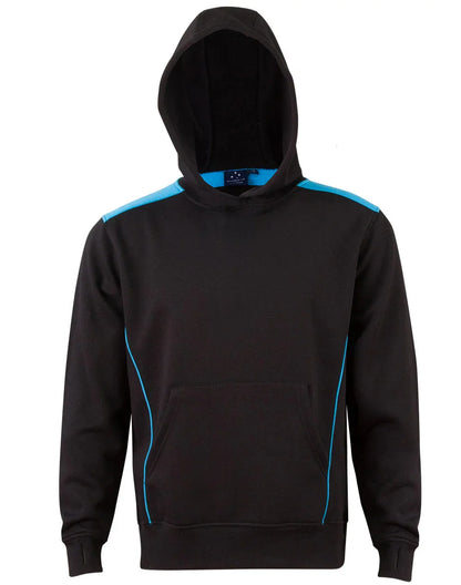 Kids Close Front Contrast Fleece Hoodie FL19K - PrintaPromo