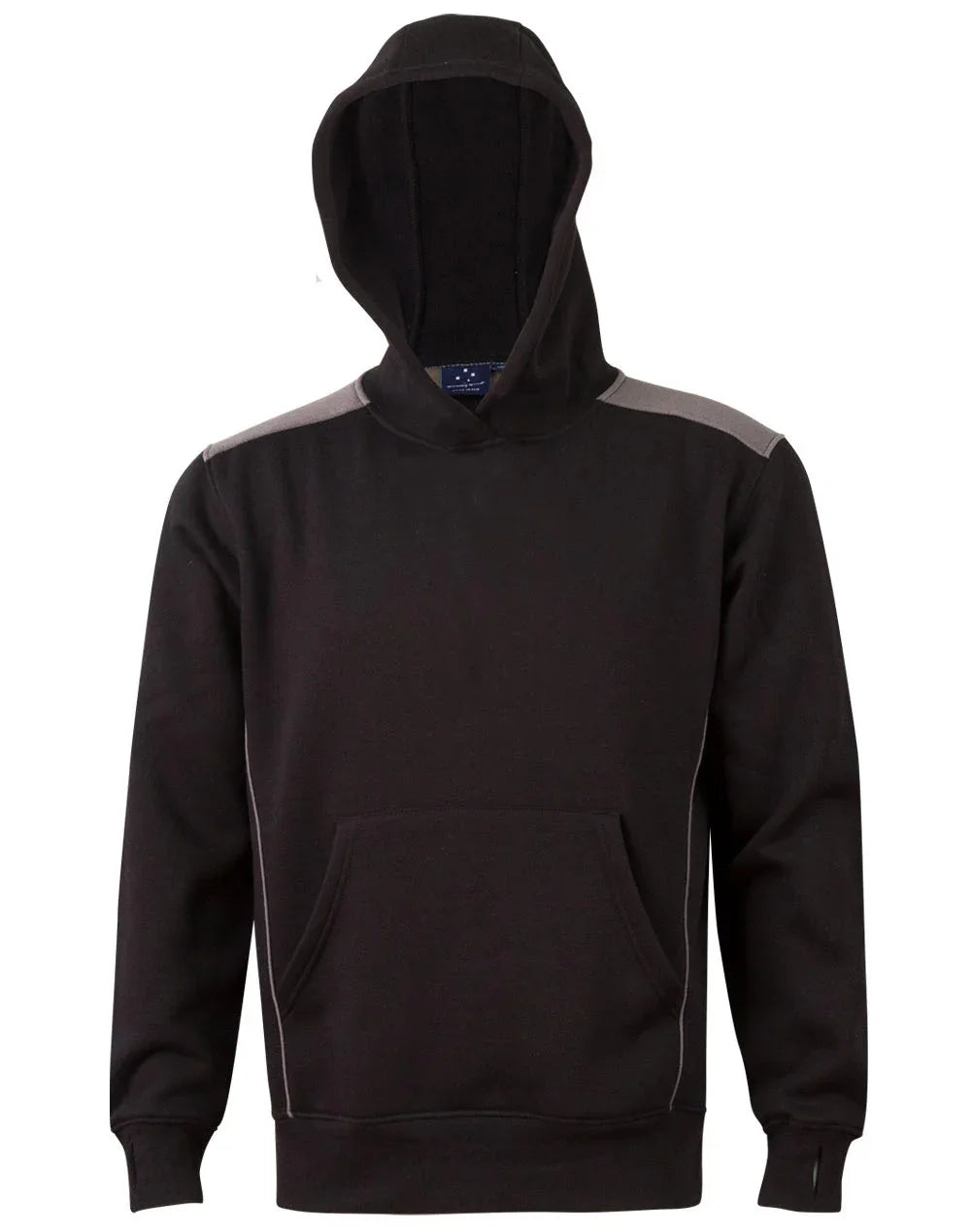 Kids Close Front Contrast Fleece Hoodie FL19K - PrintaPromo