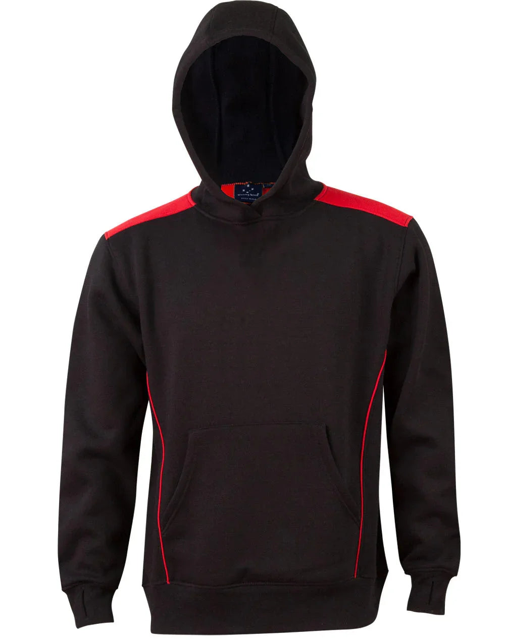 Kids Close Front Contrast Fleece Hoodie FL19K - PrintaPromo