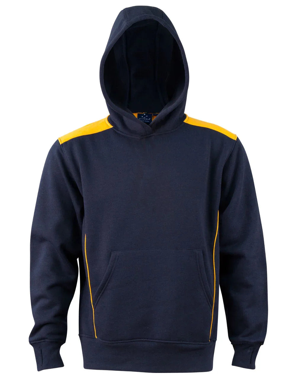 Kids Close Front Contrast Fleece Hoodie FL19K - PrintaPromo
