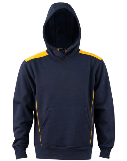 Kids Close Front Contrast Fleece Hoodie FL19K - PrintaPromo