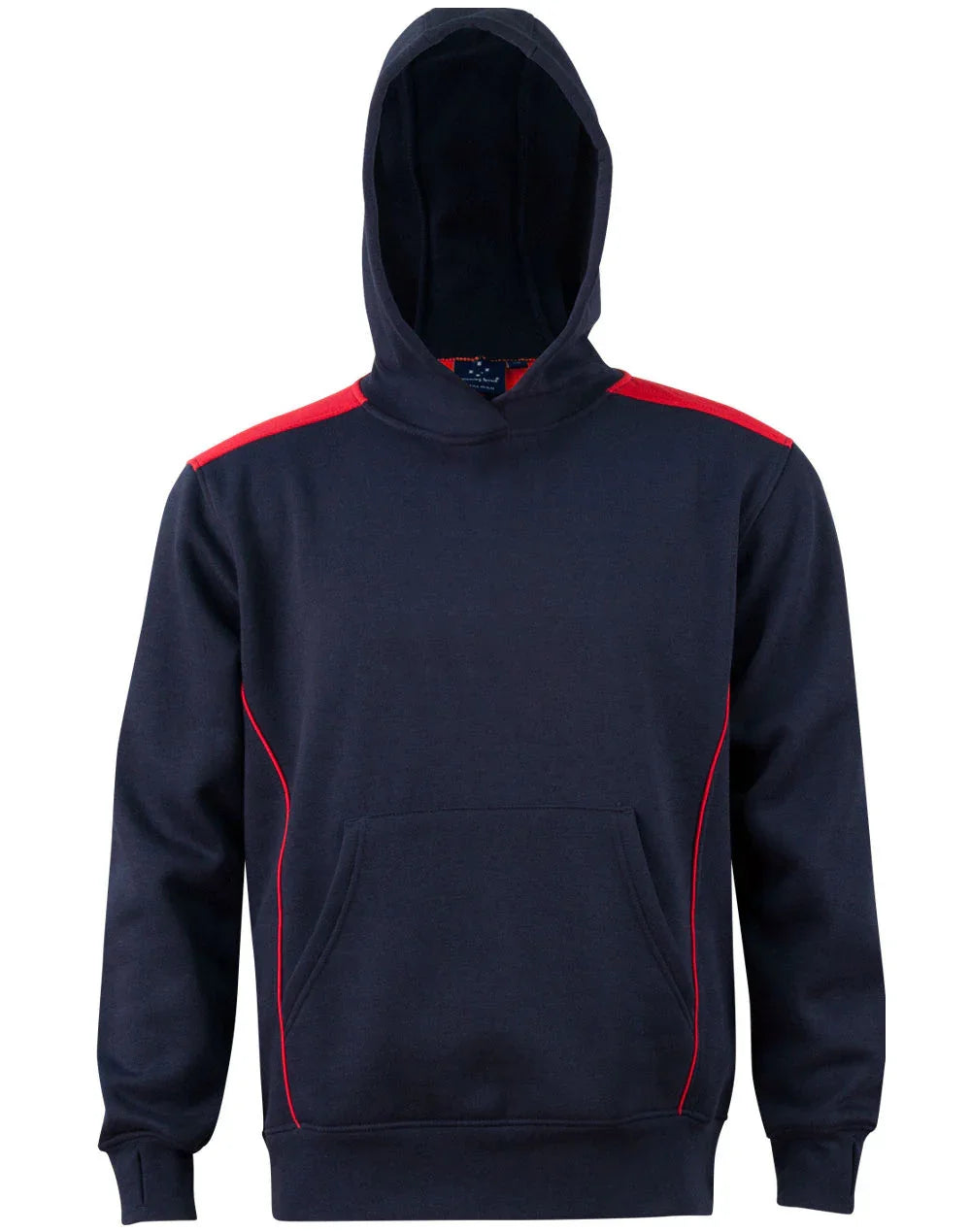 Kids Close Front Contrast Fleece Hoodie FL19K - PrintaPromo