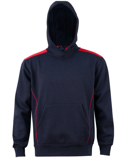 Kids Close Front Contrast Fleece Hoodie FL19K - PrintaPromo