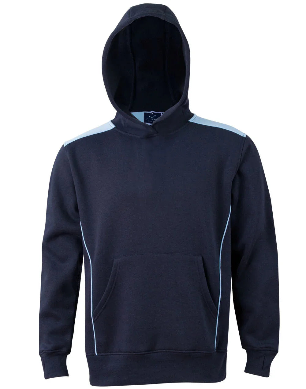 Kids Close Front Contrast Fleece Hoodie FL19K - PrintaPromo