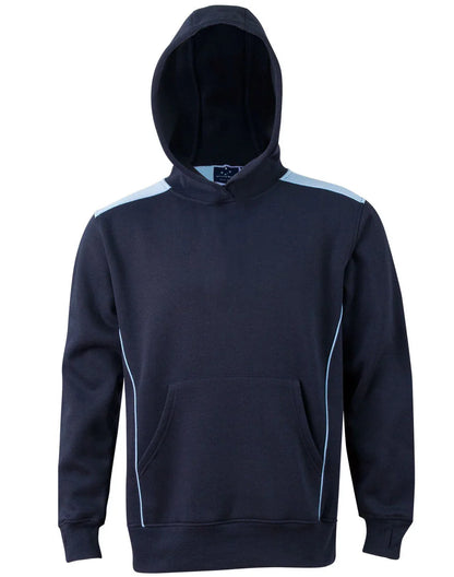 Kids Close Front Contrast Fleece Hoodie FL19K - PrintaPromo