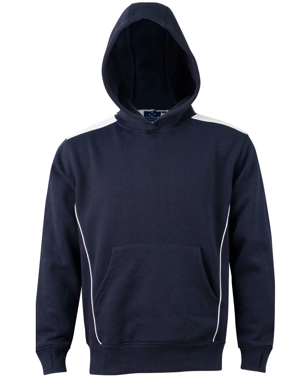 Kids Close Front Contrast Fleece Hoodie FL19K - PrintaPromo