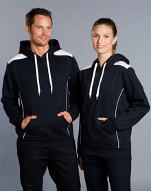 Adults’ Close Front Contrast Fleece Hoodie FL19 - PrintaPromo