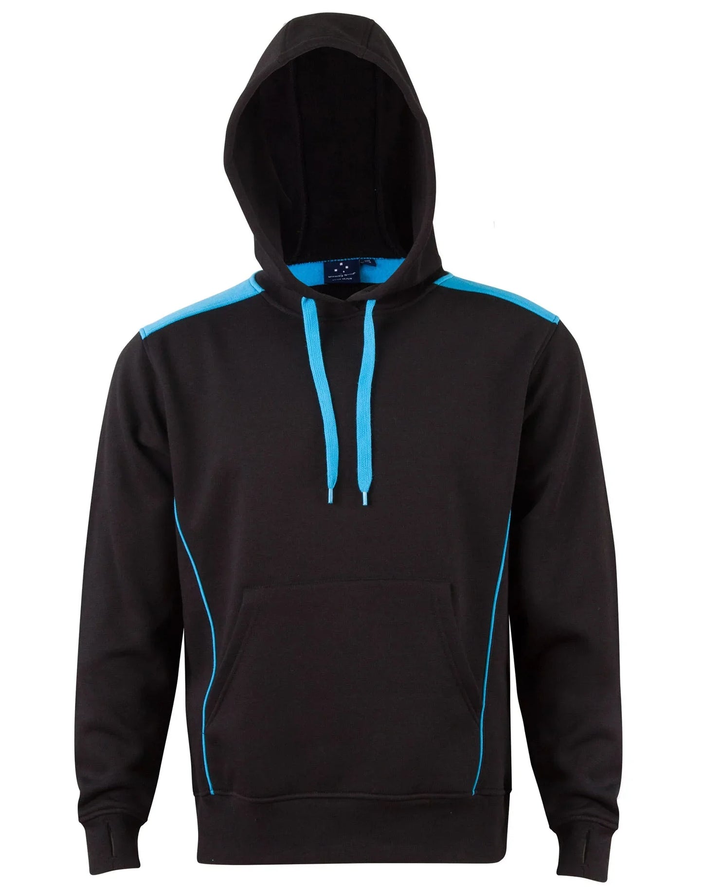 Adults’ Close Front Contrast Fleece Hoodie FL19 - PrintaPromo