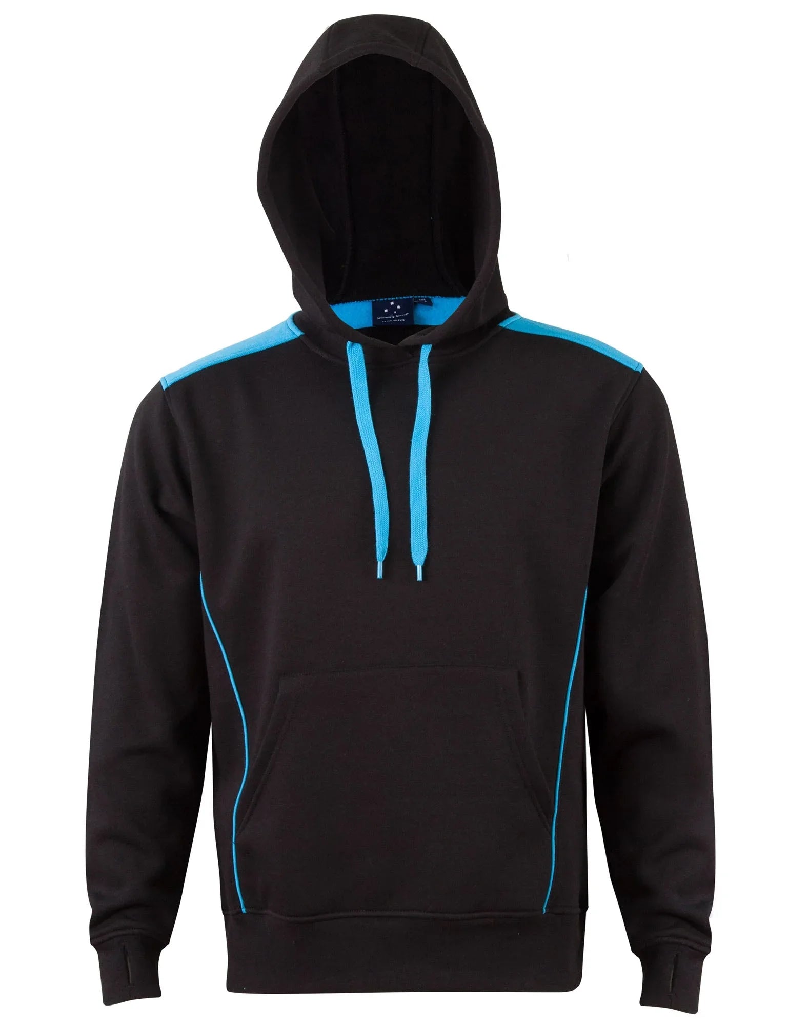 Adults’ Close Front Contrast Fleece Hoodie FL19 - PrintaPromo