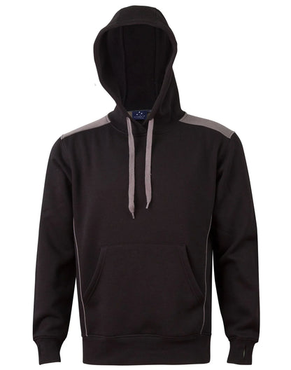 Adults’ Close Front Contrast Fleece Hoodie FL19 - PrintaPromo