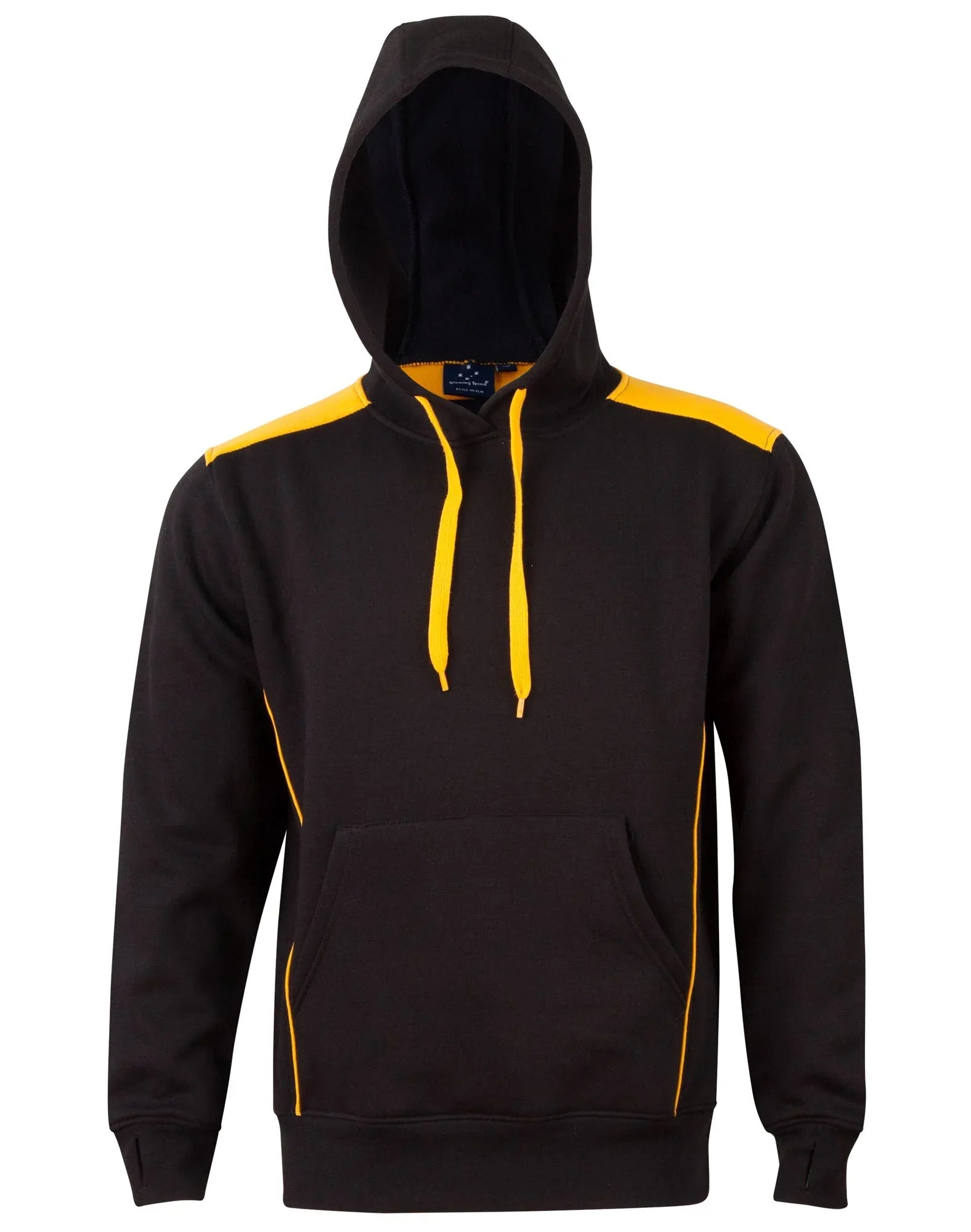 Adults’ Close Front Contrast Fleece Hoodie FL19 - PrintaPromo