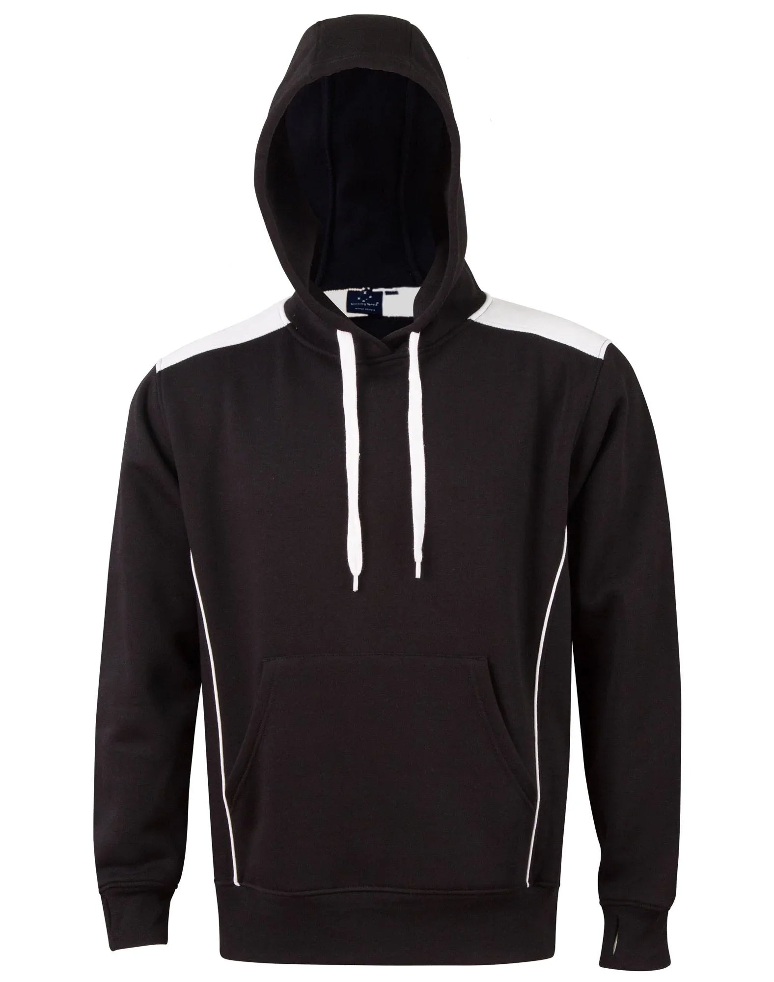 Adults’ Close Front Contrast Fleece Hoodie FL19 - PrintaPromo