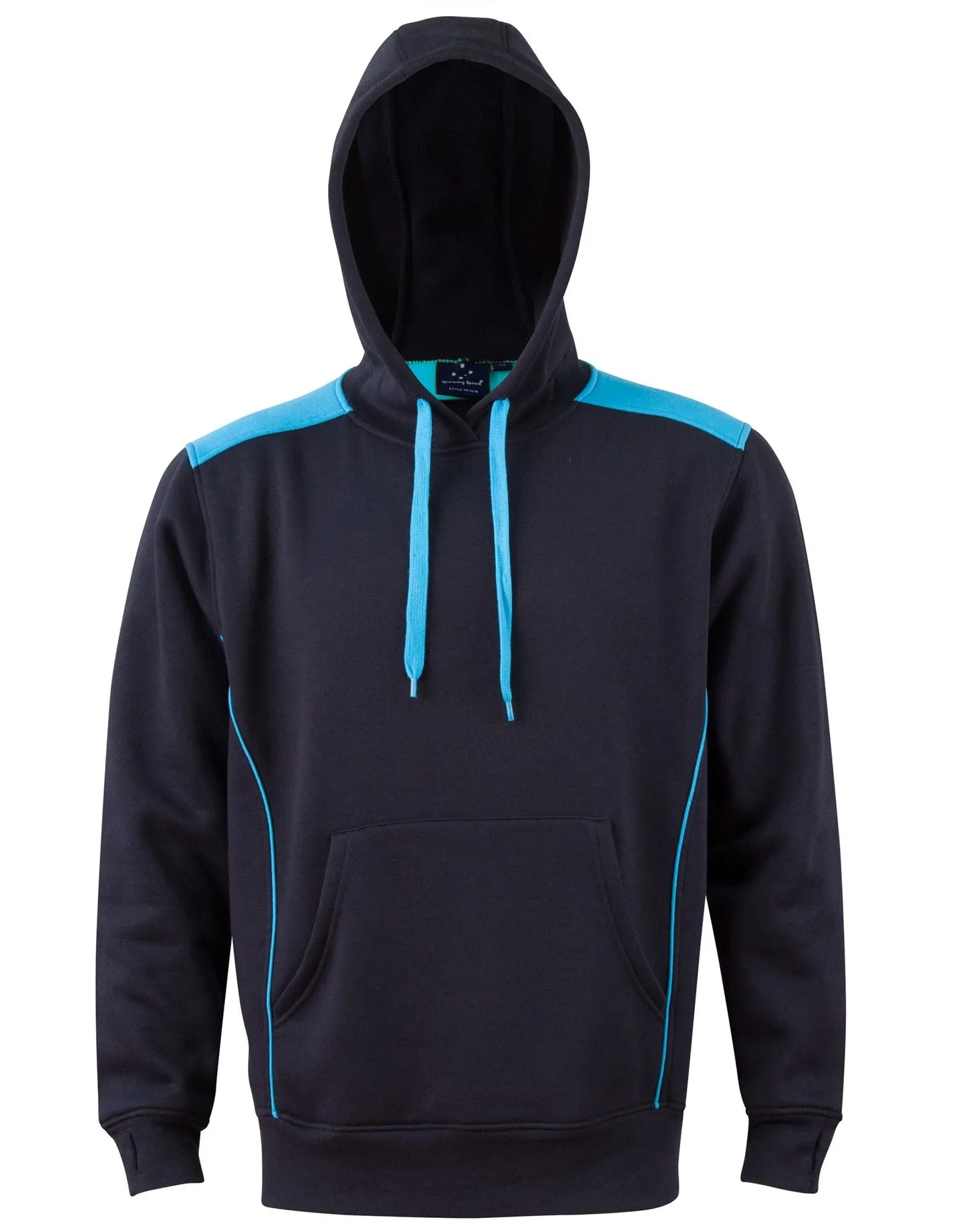 Adults’ Close Front Contrast Fleece Hoodie FL19 - PrintaPromo